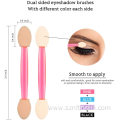 Mini Double Sided Sponge Eyeshadow Applicators Brush Use